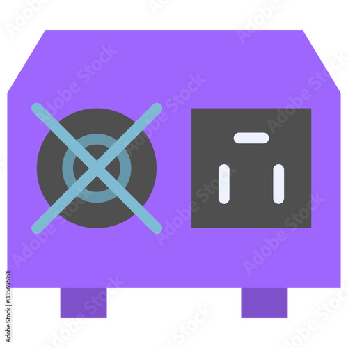 inverter flat icon