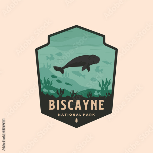 biscayne national park logo vector symbol illustration design