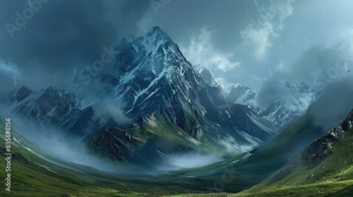 Fototapeta Naklejka Na Ścianę i Meble -  Landscape of mountains