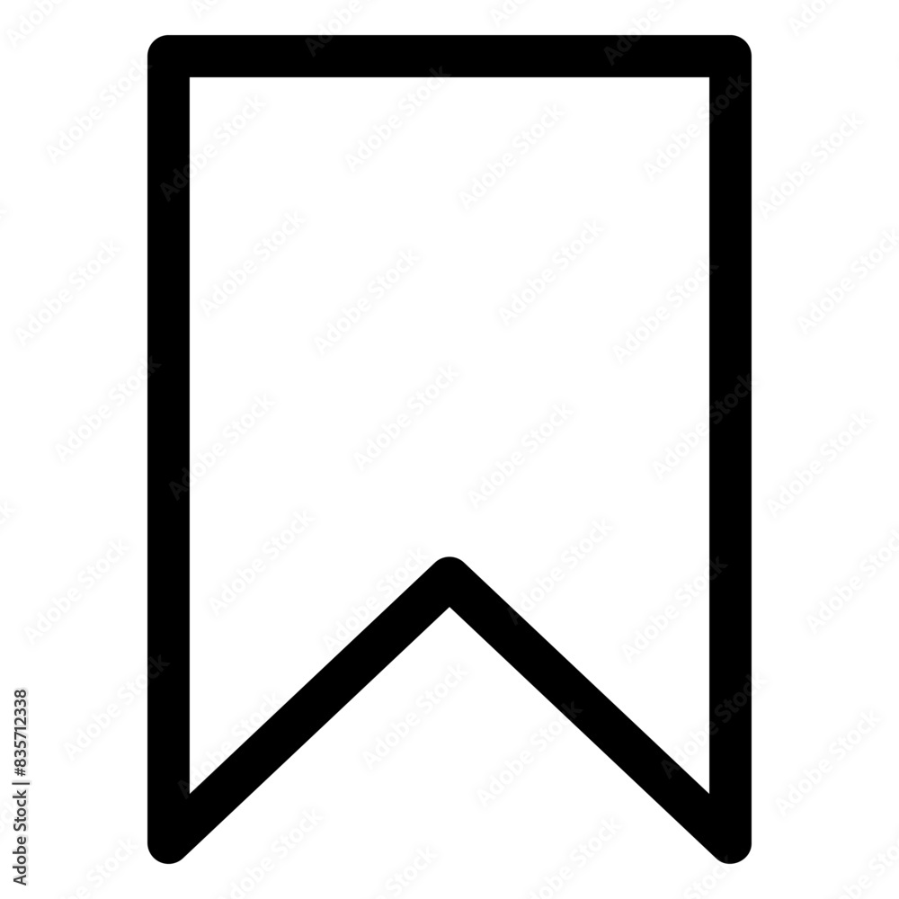 bookmark line icon vector illustration isolated on white background bookmark line icon vector illustration isolated on white background