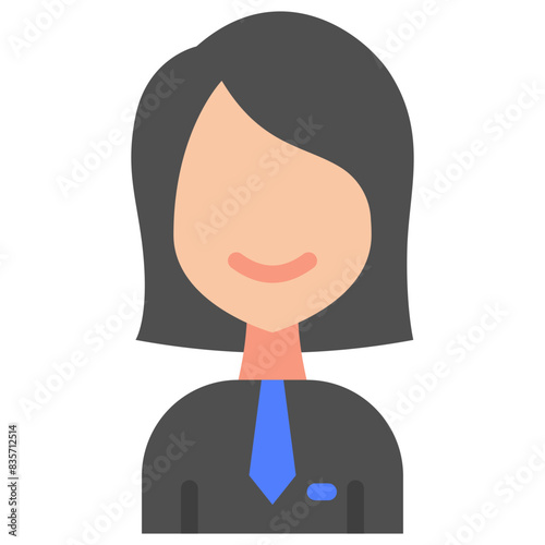 employee flat icon