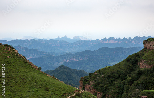 Mountains in eastern Shanxi Province, China
