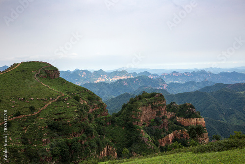 Mountains in eastern Shanxi Province, China