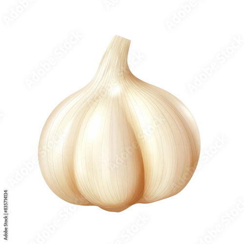 Photo of a garlic bulb.