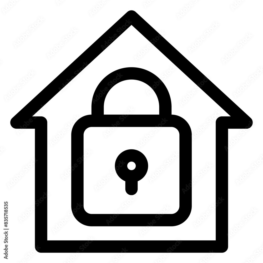 home line icon vector illustration isolated on white background home line icon vector illustration isolated on white background