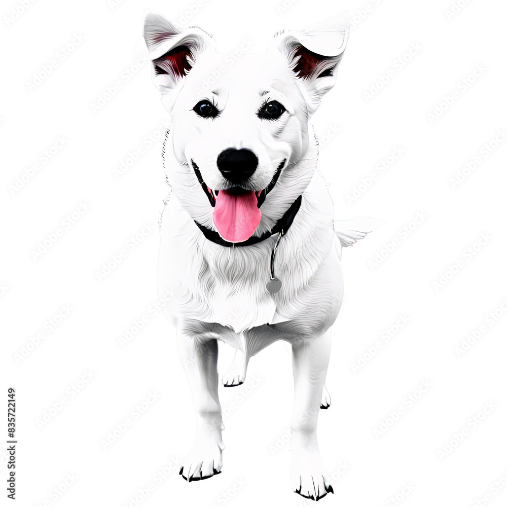 Silhouette of Kaikadi Dog isolated on transparent background Silhouette of Kaikadi Dog isolated on transparent background