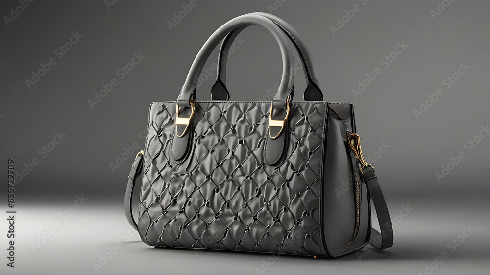 Women's handbag in gray color Women's handbag in gray color