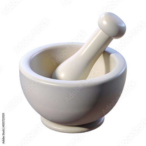 Ceramic mortar and pestle are essential kitchen tools for grinding herbs and spices