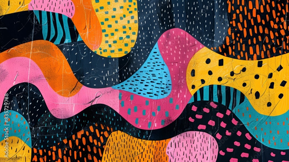 Geometric safari abstract animal print patterns wild and vibrant Geometric safari abstract animal print patterns wild and vibrant