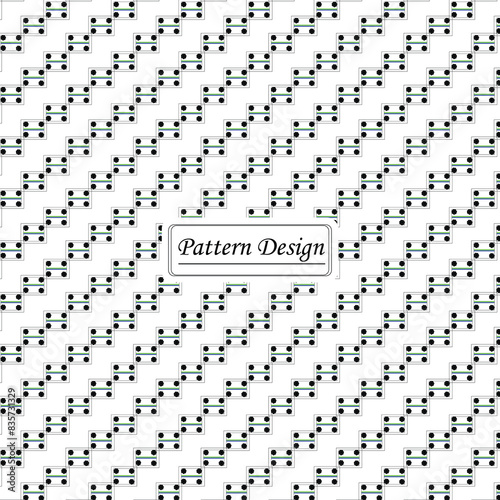 Hand drawn decorative vintage pattern