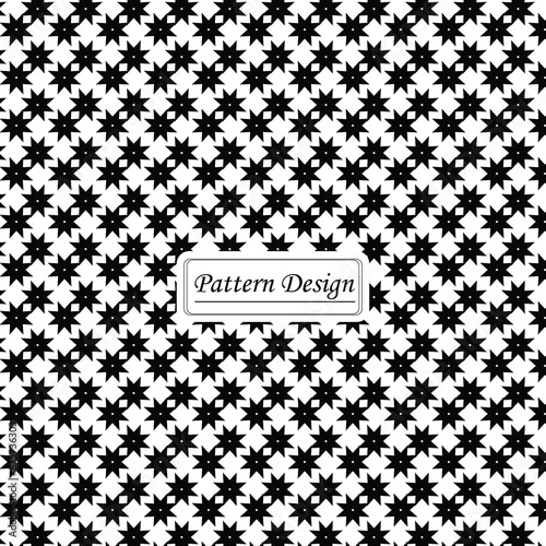 Hand drawn decorative vintage pattern