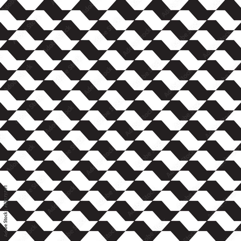 Seamless pattern with São Paulo city Sidewalk. Vector illustration in Brazil.