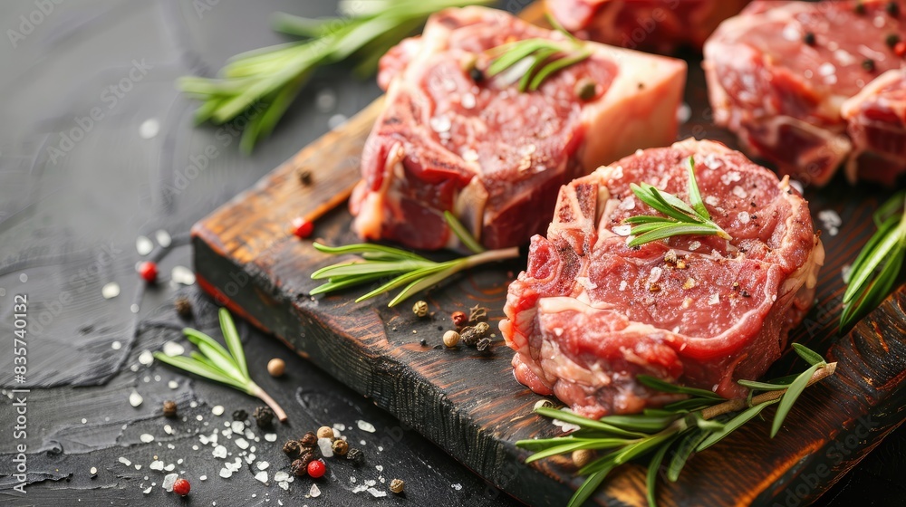 Newly arrive meat in conventional market