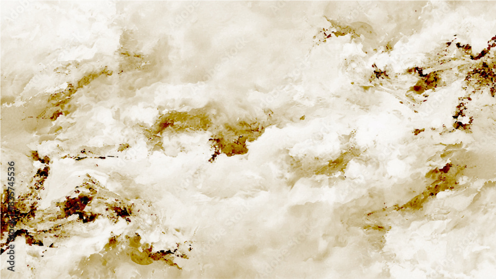 Fototapeta premium Vector watercolor art background. Old paper. Marble. Stone. Beige watercolour texture for cards, flyers, poster, banner. Stucco. Wall. Marble Texture. Light Alcohol Ink Repeat Tile. Light Pastel Ceram