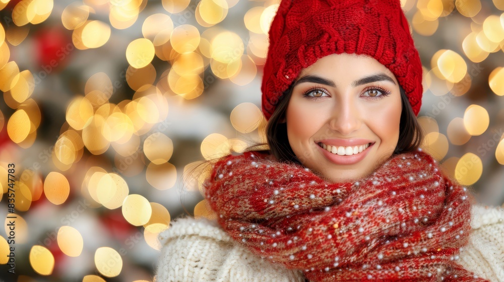 scarf, hat, tree scarf, hat, tree