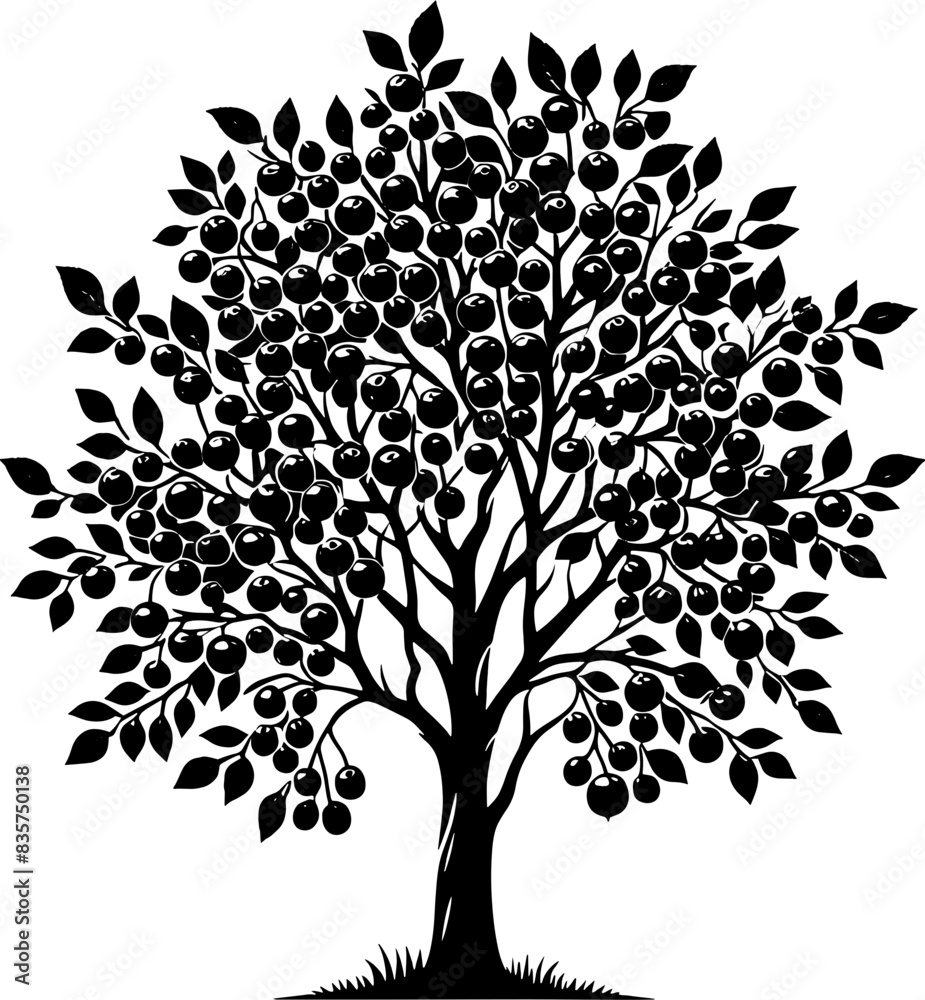 Obraz premium Chokecherry Tree icon