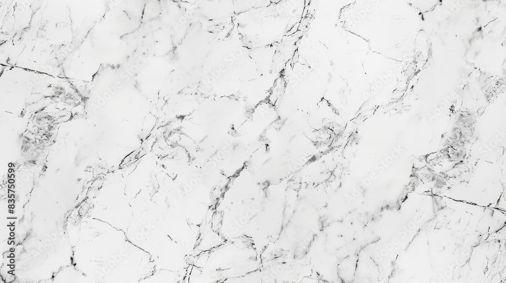 Fototapeta premium Carrara White color marble luxury, with silver streaks, website background