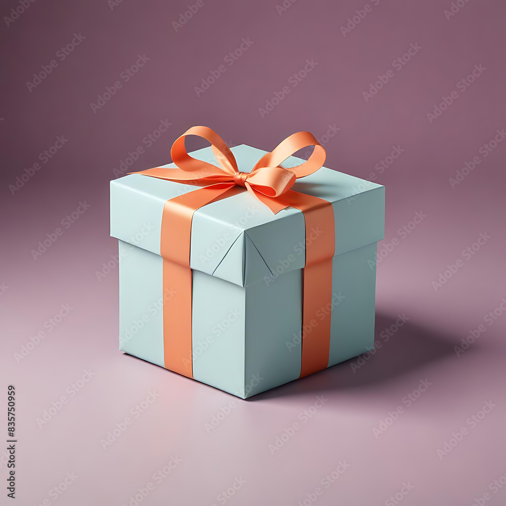 Obraz premium gift box with ribbon