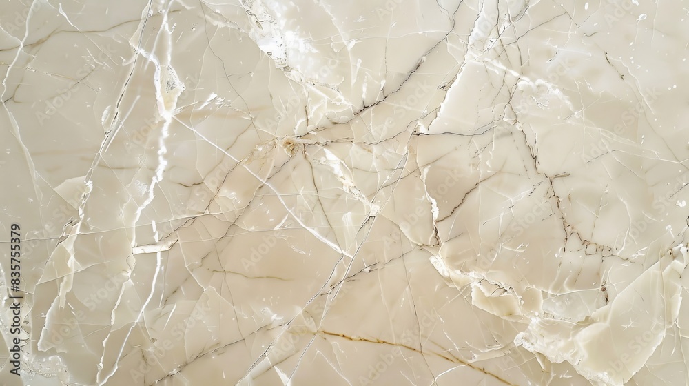 Fototapeta premium Crema Marfil color marble luxury, with silver streaks, website background