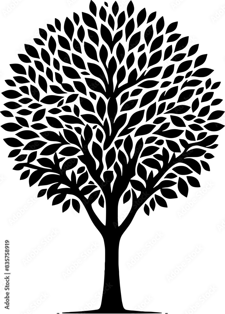 Obraz premium Boxwood Tree icon 17