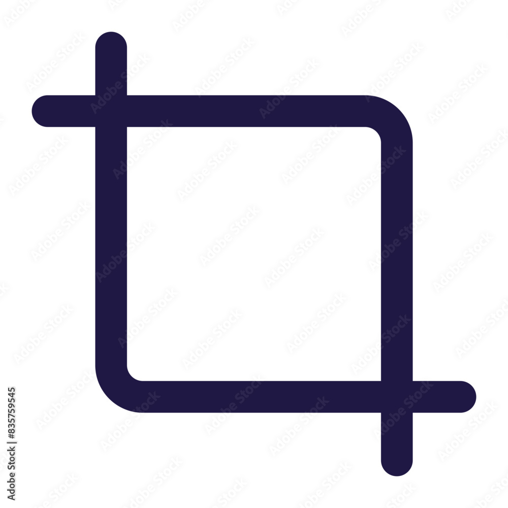 Fototapeta premium crop icon for illustration