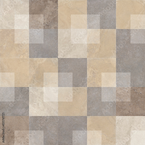 Wallpaper Mural Creative patchwork pattern stone ceramic wallpaper design. White marble Torontodigital.ca