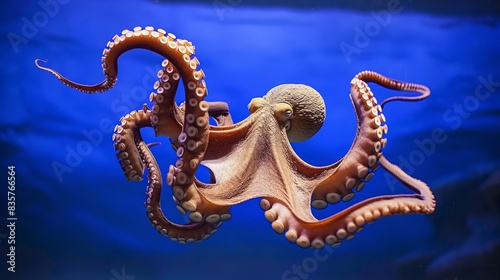 octopus in the water © Ravi