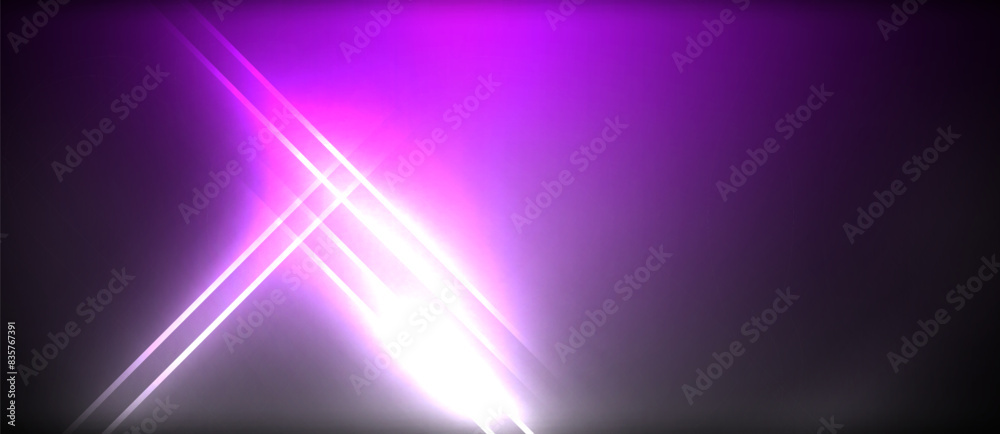 Neon glowing circle rays, light round lines in the dark, planet style neon wave lines. Energetic electric concept design for wallpaper, banner, background Neon glowing circle rays, light round lines in the dark, planet style neon wave lines. Energetic electric concept design for wallpaper, banner, background