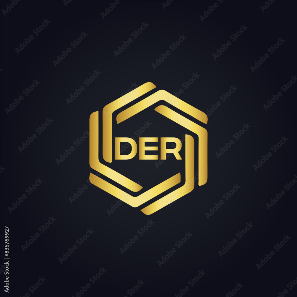 DER logo. D E R design. White DER letter. DER, D E R letter logo design. D E R letter logo design in FIVE, FOUR, THREE, style. letter logo set in one artboard. D E R letter logo vector design.