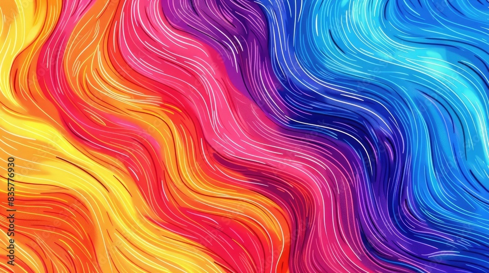 Vibrant line sketches on a vivid background Abstract lines backdrop Pattern line fabric decoration Vibrant line sketches on a vivid background Abstract lines backdrop Pattern line fabric decoration