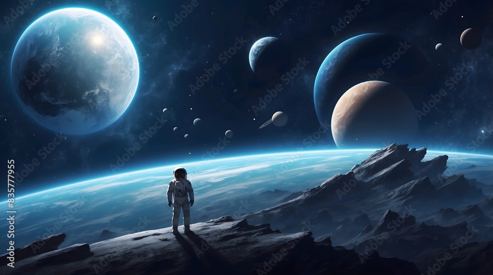 planet in space planet in space