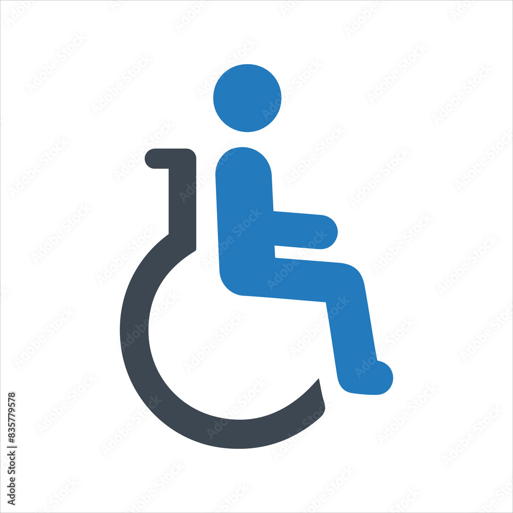 Access ramp icon. Wheelchair handicap icon Access ramp icon. Wheelchair handicap icon