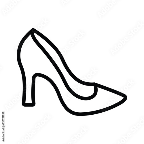 High heel shoes icon, wedding gift, expensive shoes
