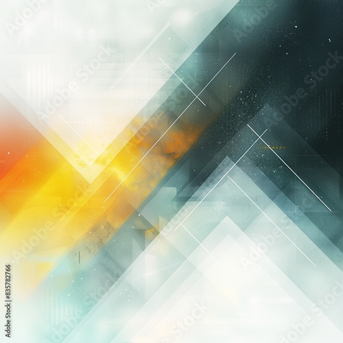 Bright yellow and green color abstract background