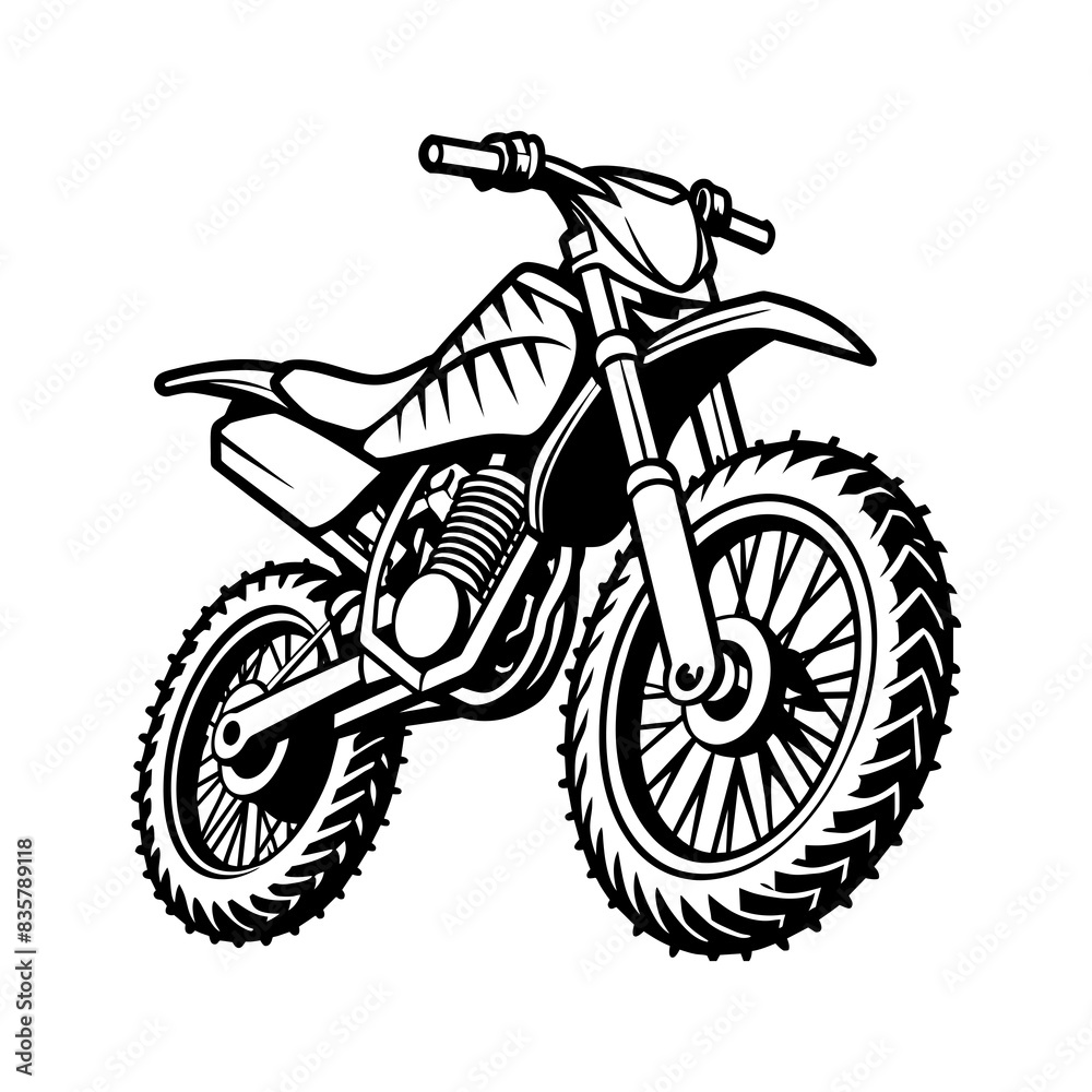 Obraz premium motorcycle isolated