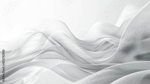 Light white background designed to serve as a long image backdrop, incorporated with faint and elegant technological line art. 