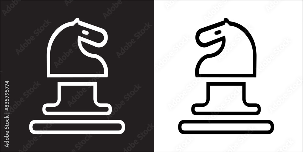 IIlustration Vector graphics of Chess icon IIlustration Vector graphics of Chess icon