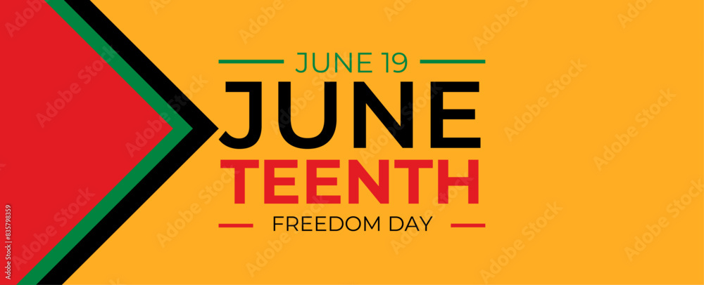Juneteenth Day, celebration freedom, emancipation day in 19 june, African-American history and heritage. Template for background, banner, card, poster. Vector illustration Juneteenth Day, celebration freedom, emancipation day in 19 june, African-American history and heritage. Template for background, banner, card, poster. Vector illustration