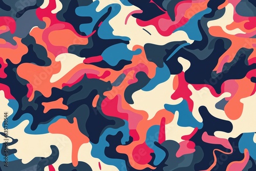 Camouflage seamless pattern. Military texture for the army.