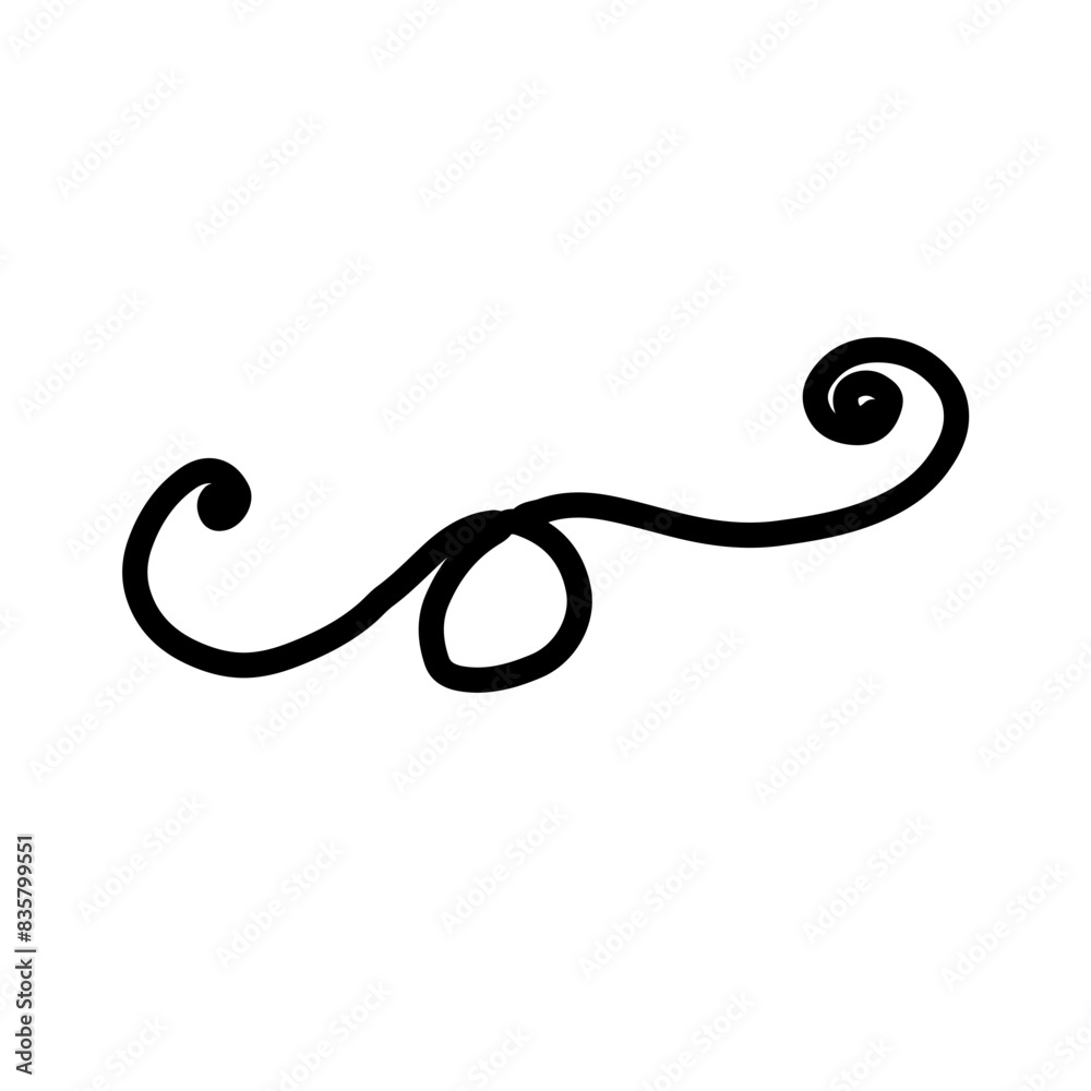 Line Art Hand Drawn Divider Border Line Art Hand Drawn Divider Border