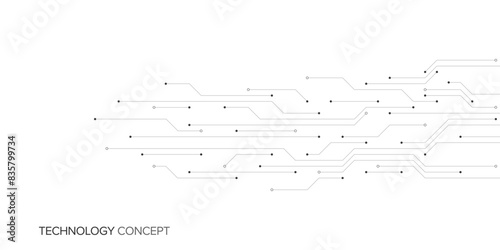 Circuit board texture with communication technology concept
