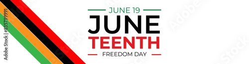 June Teenth Freedom Day. June 19. Holiday concept. Freedom or Emancipation day. Template for background, banner, flyer, web, card, poster with text inscription. Vector illustration Free Download June Teenth Freedom Day. June 19. Holiday concept. Freedom or Emancipation day. Template for background, banner, flyer, web, card, poster with text inscription. Vector illustration - GFXLoad