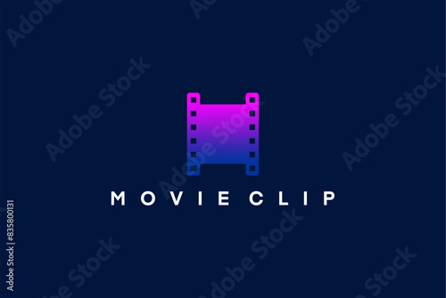 Movie clip logo design business name ideas