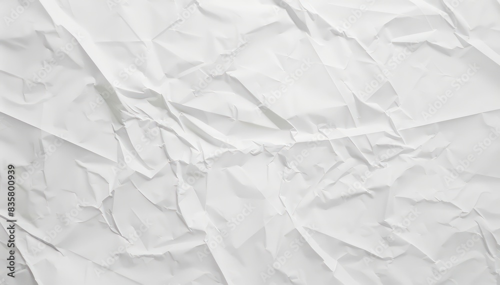 Fototapeta premium clean white paper background with subtle wrinkles texture