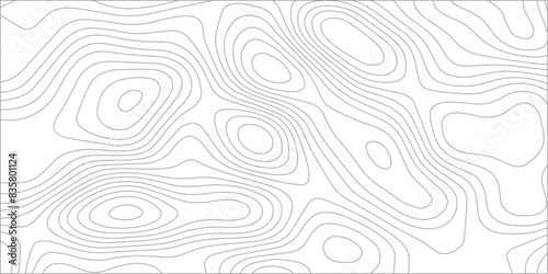 Topographic map background. Geographic line map. Paper curved reliefs abstract background. Vector illustration.