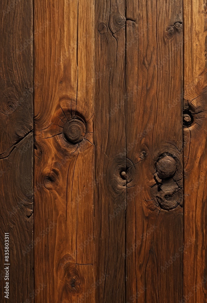 Closeup Rustic Brown Wooden Plank Texture Closeup Rustic Brown Wooden Plank Texture