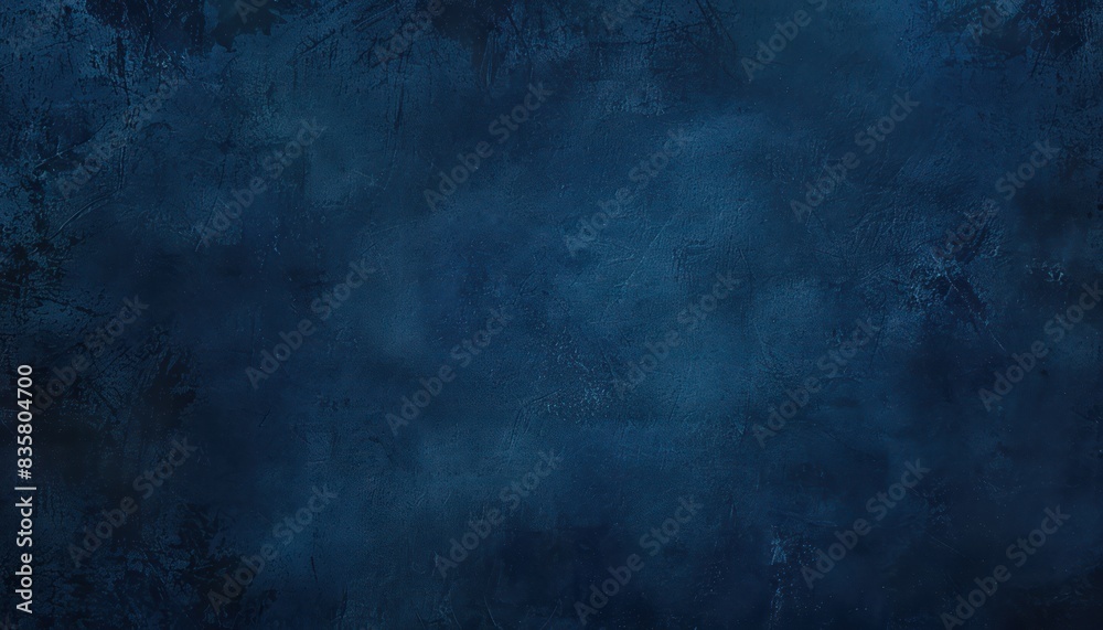 Fototapeta premium Artistic Navy Wall Background Texture