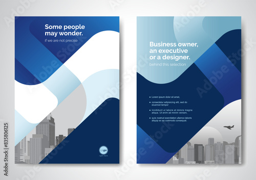 Template vector design for Brochure, AnnualReport, Magazine, Poster, Corporate Presentation, Portfolio, Flyer, infographic, layout modern with color size A4, Front and back, Easy to use.