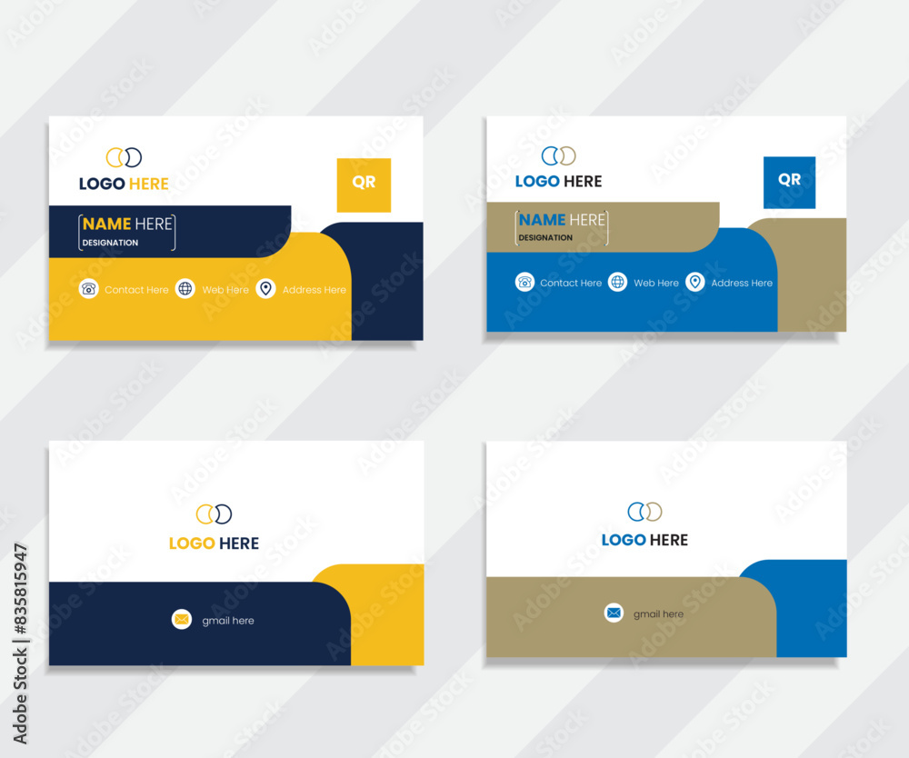 simple business card vector.