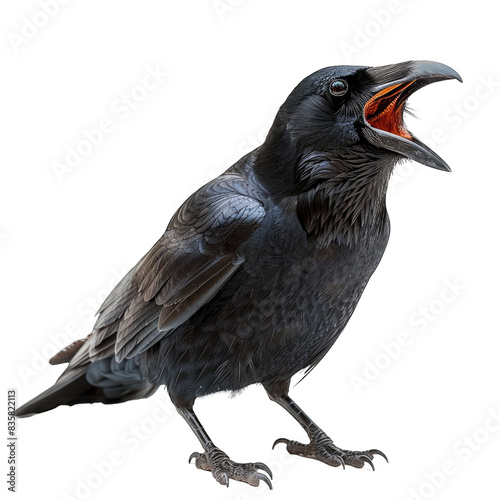 Crow isolated on transparent background